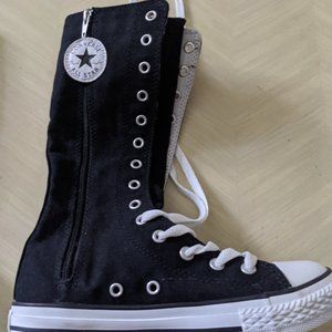 Converse kids knee high zip up size 2 hardly used